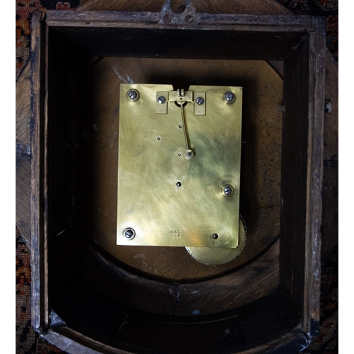 261 - FUSEE WALL CLOCK .  42 CM DIAMETER