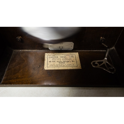 272 - MID-CENTURY WALL CLOCK H.A.C 30 X 52H CM