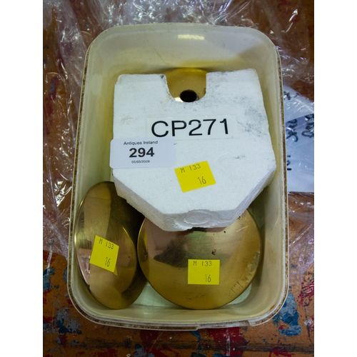 294 - LOT OF SMALL WEIGHTED PENDULUMS