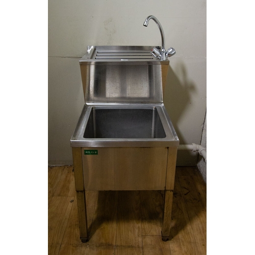 34 - STAINLESS STEEL MOP SINK