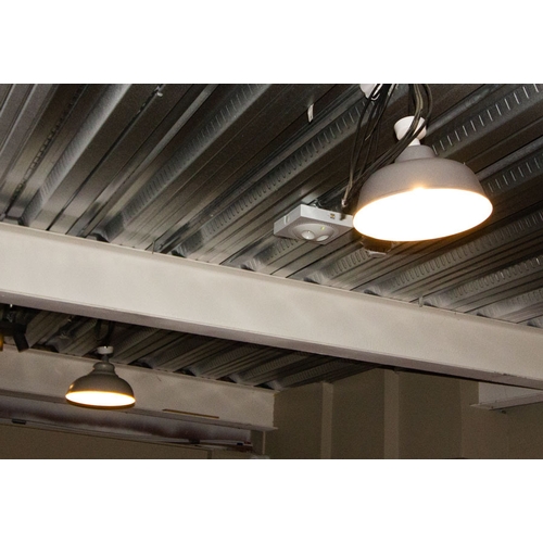 49 - 5 SIMILAR RETRO STYLE LIGHT SHADES