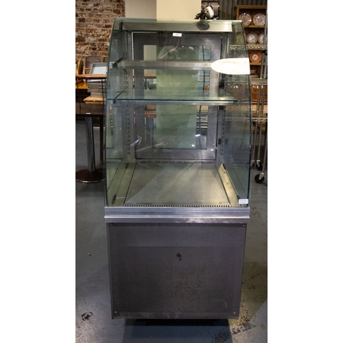 54 - NEAT PASTRY/DONUT FRIDGE DISPLAY CABINET 60 X 75 X 146H CM