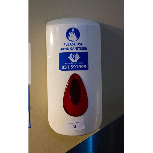 8 - 2 HAND SANITISER UNITS