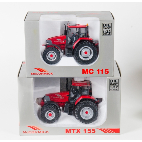 902 - 3 x McCormick Tractors + a Merlo Telescopic Handler. All in Mint Condition with Near Mint Boxes.