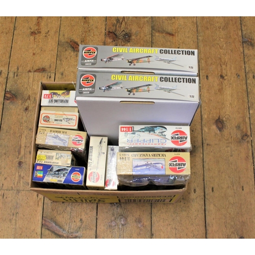 609 - Airfix Kits (11 in Total) All in Unopened Shop Stock Condition from an Old Shop. (All Unmade).