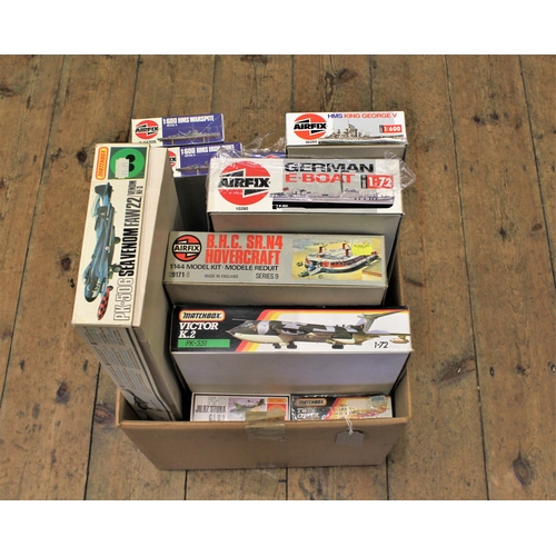 610 - Airfix & Matchbox Kits (10 in Total) All in Unopened Shop Stock Condition from an Old Shop. 4 x Matc... 