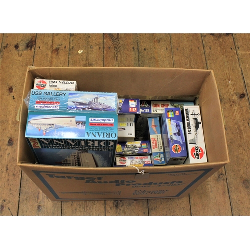 612 - Airfix, Modelcraft, Italeri Kits (13 in Total) All in Unopened Shop Stock Condition from an Old Shop... 