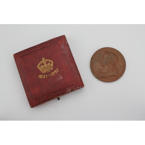 624 - A Victorian 1837-1897 Bronze Medal in Original Case.