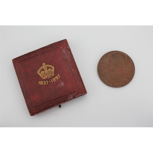 624 - A Victorian 1837-1897 Bronze Medal in Original Case.