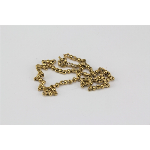 101 - A Gold coloured Victorian style chain.