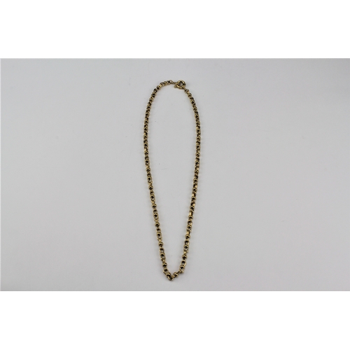 101 - A Gold coloured Victorian style chain.