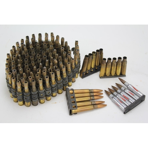 641 - 4 x Assorted Ammunition Clips Plus 100 Round Fired 2.62 cases.