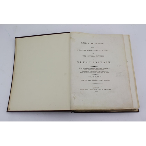 663 - Lyson's Volume 2 part 2 bound book, Magna Britannia, one volume, T Cadel the strand 1810.