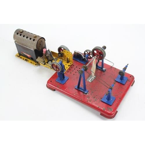 949 - An Original 1950's Mamod Steam Engine Complete with Burner in used condition measuring 18 inches lon... 