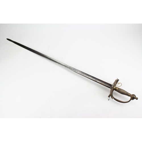 655 - George V dress sword, with wire work handle, and shell guard.