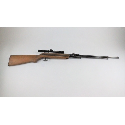 645 - A foreign made air riffle, model 522, with Simmons sight.