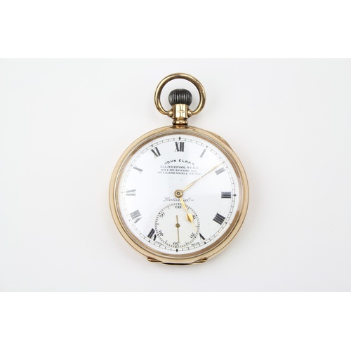 86 - A 9 carat Gold Gents pocket watch by 