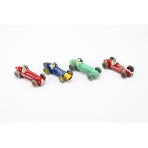 427 - 4 x Dinky Racing Cars to include: 23F - Alfa Romeo, 23H - Ferrari, 23J - H.W.M. & 23N - Maserati, Al... 