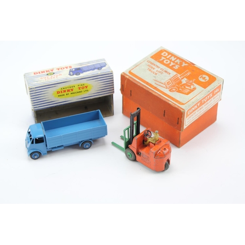 13 - 2 x Dinky Models to include: 14c - Fork Lift Truck in Original Box along with a 911- Restored Guy 4-... 