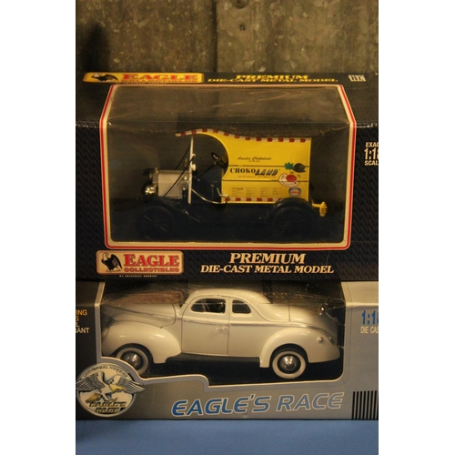 45 - 5 x 1/18th Scale Models to include: 3 x Burago, 1 x Eagle Collectibles & 1 x Eagle Race Models, All ... 