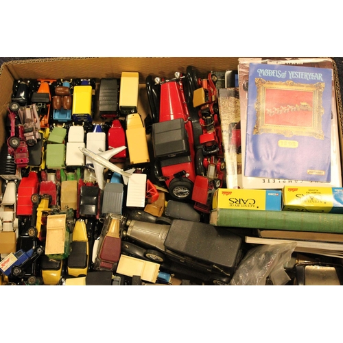 71 - A Large Tray of various models & books all in varying conditions, needs viewing.