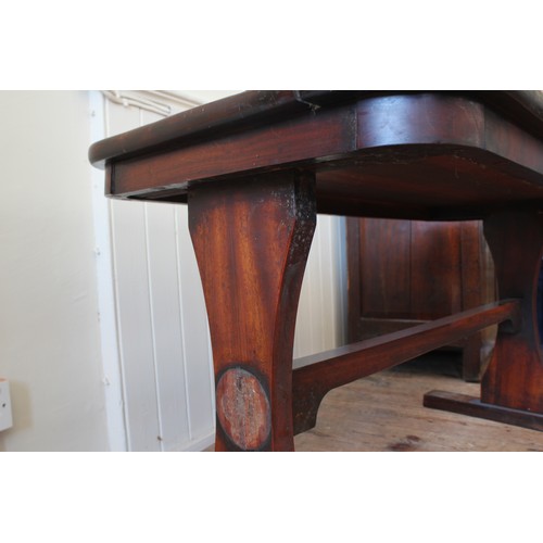 351 - A Victorian Mahogany hall way table. Measuring: 4 Feet Long x 2ft 2in High.