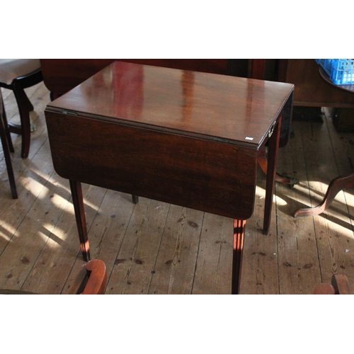 393 - An Antique Mahogany Drop Flap Side Table 