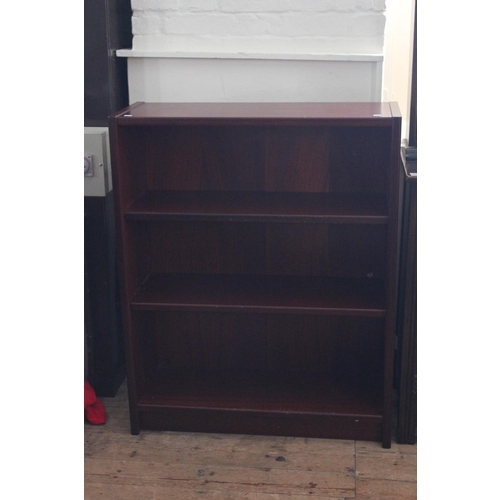 403 - A Bookcase with 3 Shelves, along with a Magazine Rack.