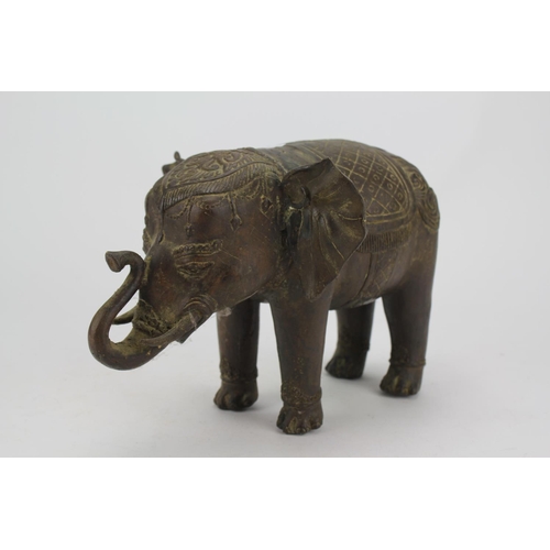 681 - Cast Brass and Patterned Indian Study of an Elephant.