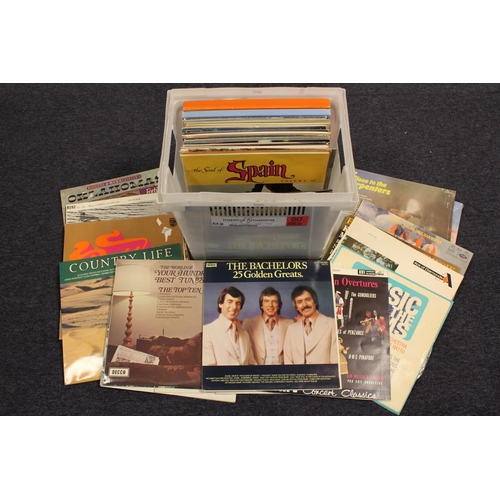 716 - A Large Box of Records (LP's) including: Glenn Miller, Abba, Gilbert & Sullivan, etc. (40+ in Total)... 