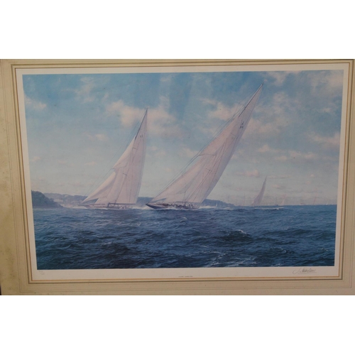 641 - A J. Stevens Jews, Number 300 out of 600 Limited Edition Print, J. Class Cowes, 1934, and 2 prints b... 