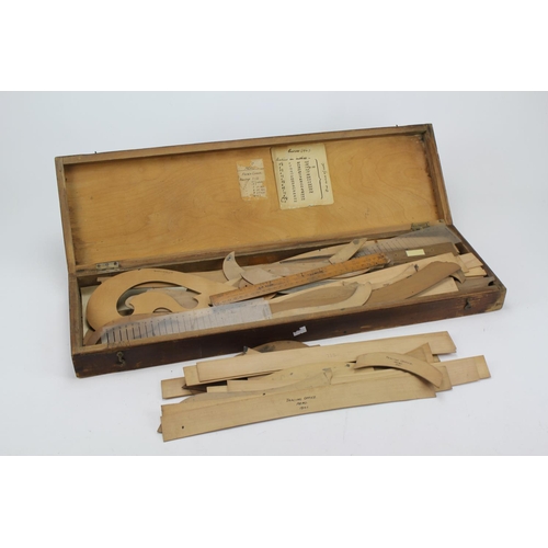 480 - A set of teak cased Draftsman Servers marked Aero 1925 - 1941.