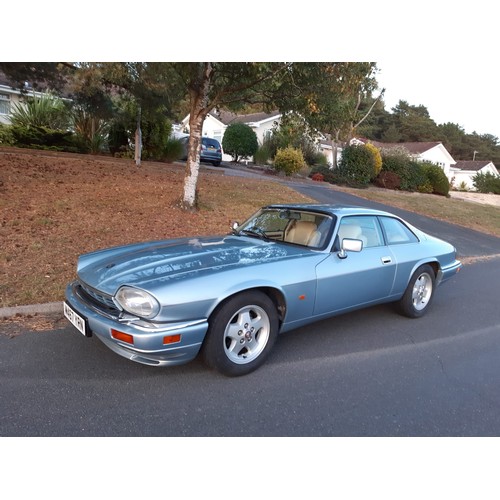 366 - A Scarce 1994 Jaguar XJS 4.0L Coupe in Light Blue Metallic with Cream Leather. This is a 1 Owner Car... 