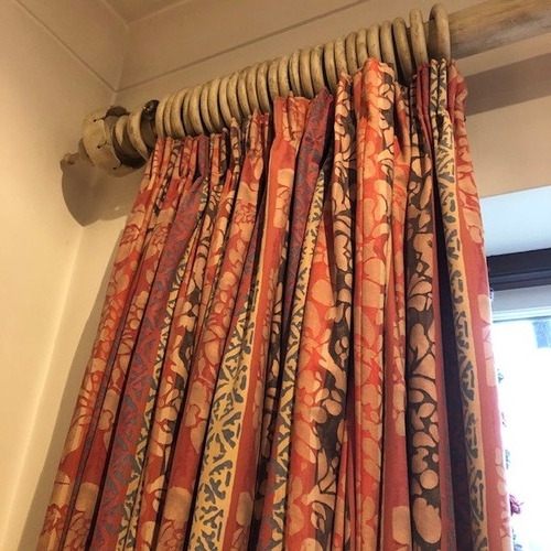 164 - Two Pairs Of Curtains, Including Fittings.