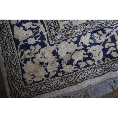 298 - A pale blue ground rug decorated with birds. Measuring: 50 inches Wide x 72 inches Long.