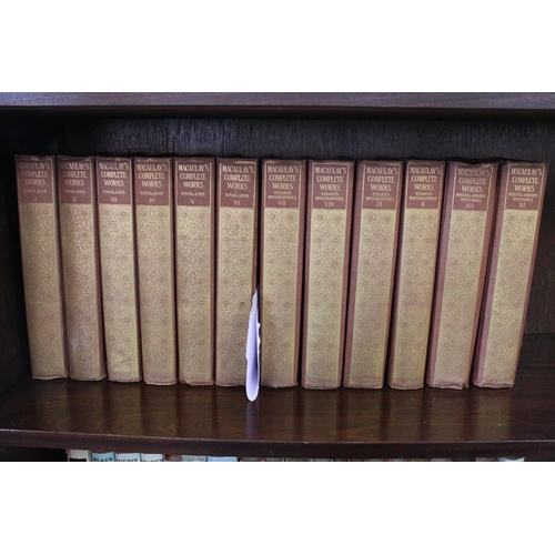 279 - Lord Macaulay Twelve Volumes in Cloth and Gilt, Limited 250 copies/93 copies Uncut.