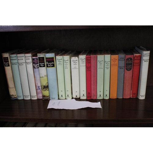 280 - A Quantity of Georgette Heyer books, Some With Dust Wrappers, Bodley Head and Heinemann.