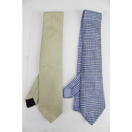 302 - Two Original HERMES of Paris Ties. Both 100% Pure Silk originally from the 1980's to 1990's. Require... 