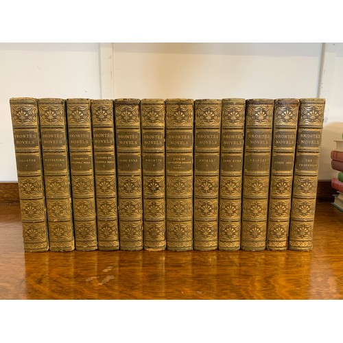 278 - Emily Bronte Published by John Grant of Edinburgh Half Leather Bound Gilt Edges Raised Spines, Leath... 