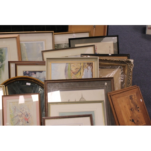 147 - A large lot of various prints, pictures and frames.