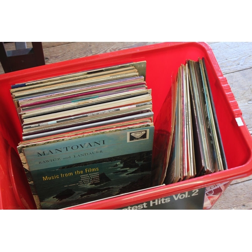 673 - A Large Collection of 1960s-1970s LP's to include: The Sound of Music, Abba, The Planters, Frank Sin... 