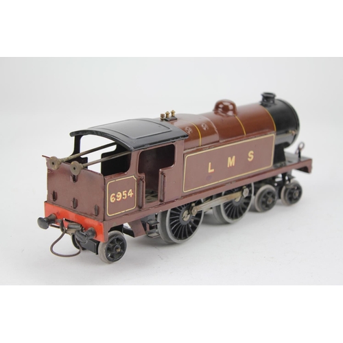 225 - A Scarce Clockwork Hornby O Gauge Locomotive 4-4-2 L M S finished in Maroon & Black in Excellent Ori... 