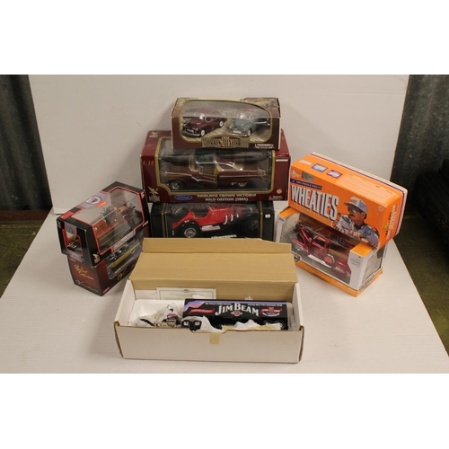 120 - A Collection of various Diecast models (1/24th & 1/18th) to include Burago, Road Legions, Matchbox, ... 