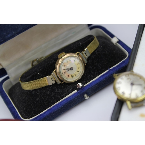 188 - A collection of Watches to include a Baume Ladies Wristwatch in Original Box, a Pair of Swissline La... 