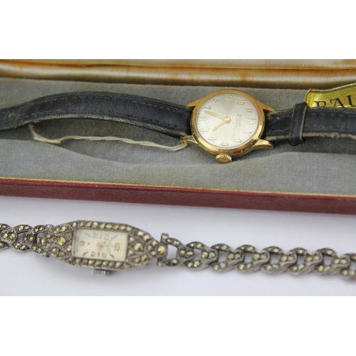 188 - A collection of Watches to include a Baume Ladies Wristwatch in Original Box, a Pair of Swissline La... 