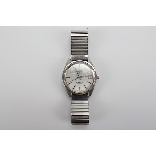 190 - A Gents Longines stainless steel cased Wristwatch on extending strap. no 0267727.