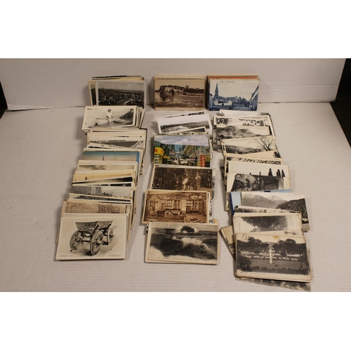 209 - A Large box of European Post Cards to include: Belgium, France, Guernsey, etc. (150+). Needs Viewing... 