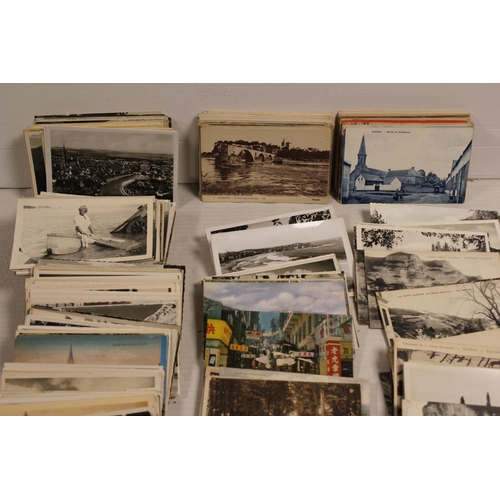 209 - A Large box of European Post Cards to include: Belgium, France, Guernsey, etc. (150+). Needs Viewing... 