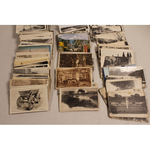 209 - A Large box of European Post Cards to include: Belgium, France, Guernsey, etc. (150+). Needs Viewing... 