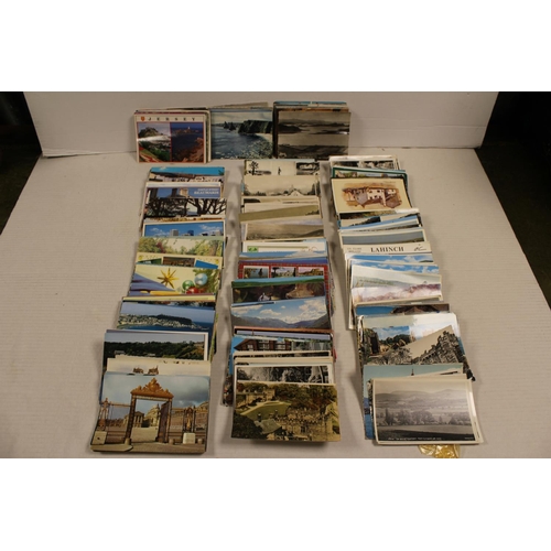 210 - A Large collection of European & British Post Cards to include: Jersey, Clovelley, Ireland, etc. Nee... 